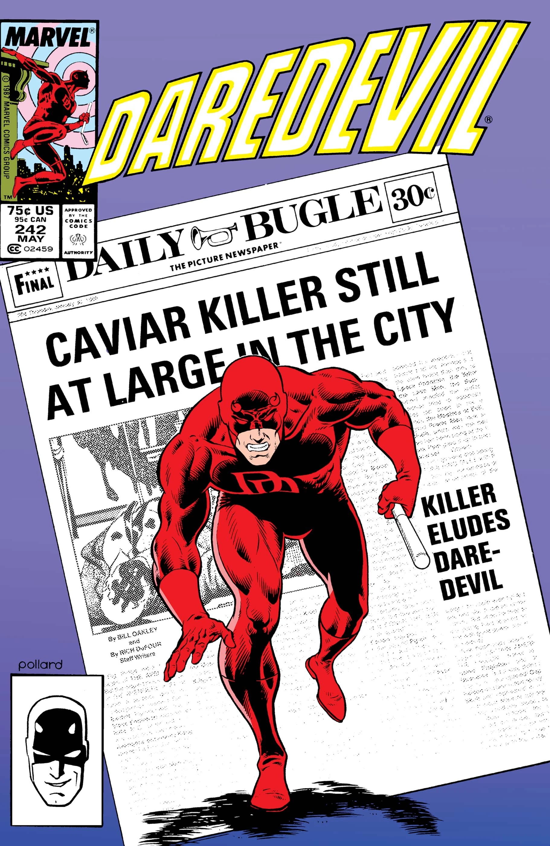 Portada Daredevil #242 — Caviar Killer